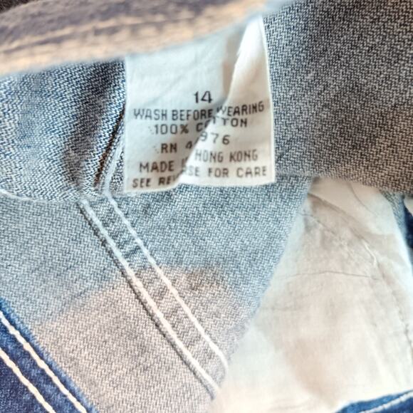 Gitano Vintage 80s Jeans Women 14 29"X32" Dark Wash High Rise Relaxed Straight - Picture 8 of 14